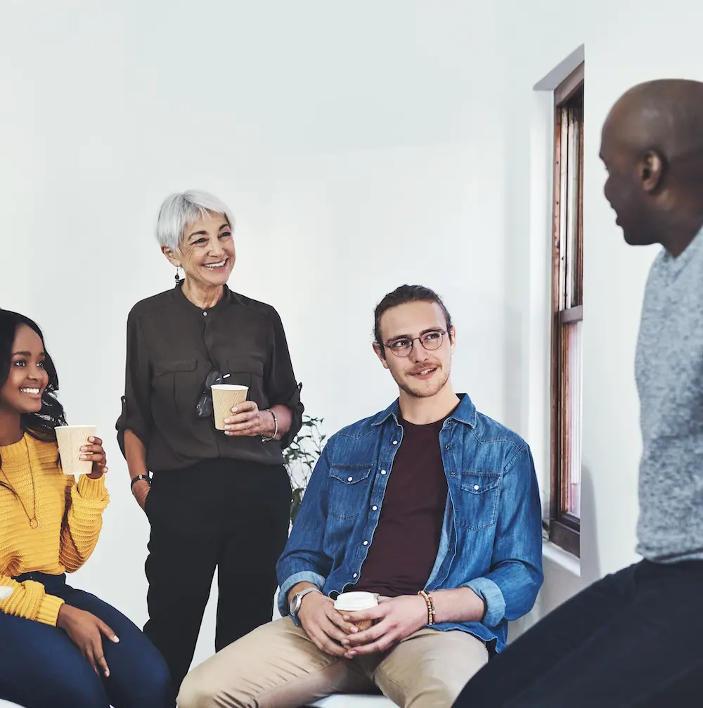Substance Abuse PHP in Houston - Partial Hospitalization Program - New Dimensions Day Treatment Centers Group of millennials in PHP